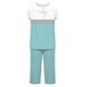 thumbnail image 5 of Sexy Pijama Conjunto para las Mujeres, Cuello Redondo Blusa de Manga Corta Y Pantalones, Traje de Moda Casual, 5 of 9