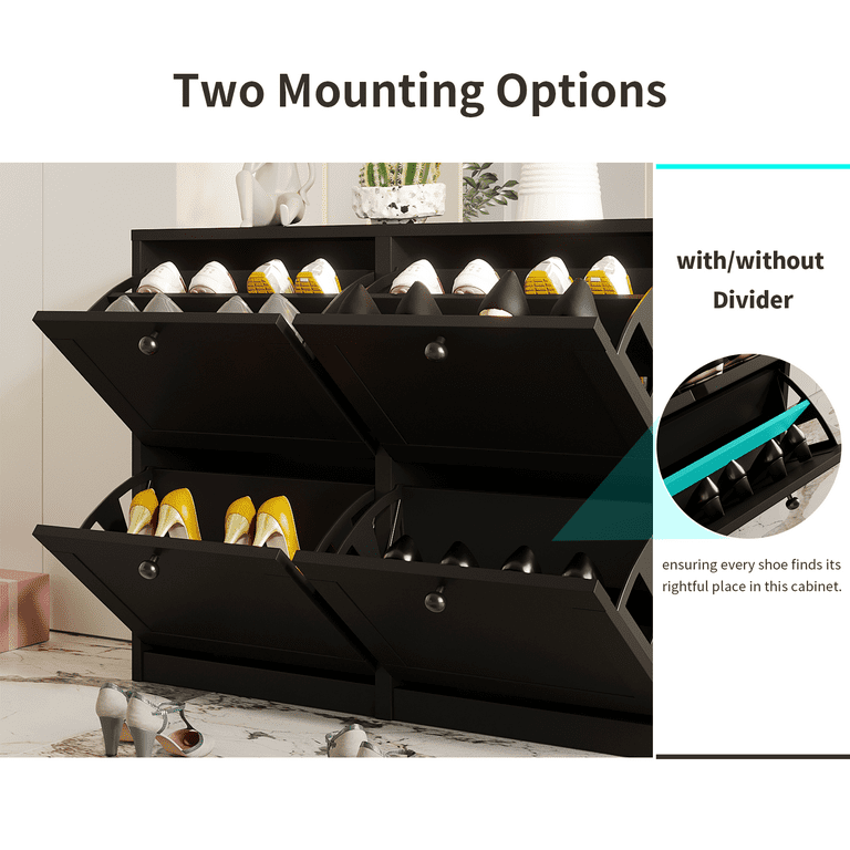 ☆ Akari ☆ WALLABY BASKET STAND Black Tower Black Collapsible