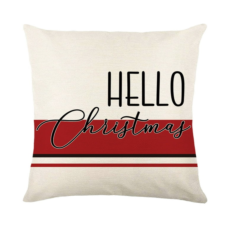 Bed Pillows Decorative Washable Couch Pillows Throw Pillows for Couch Teal  Christmas Cover 18x18 Inch Christmas Ornament Christmas Pillow Winter  Holiday Throw Pillow Christmas Farmhouse Decor Sofa 