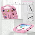 thumbnail image 4 of Cartoon Handle Case for iPad 10th Gen 10.9" 2022 Case, EVA Foam Cute Pattern with Pencil Holder Kickstand Cute Shockproof PC Case for Apple iPad 10th Gen 10.9" 2022 , Pink, 4 of 7