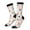 3 Black, variant on Scandinavian Alphabet1 Crew Socks for Men & Women, Breathable Casual Athletic Ankle Socks
