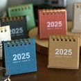 comerut 2025 Mini Desk Calendar Standing Flip Desktop Calendar Daily