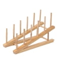 thumbnail image 5 of Tabla de cortar de madera maciza de bambú para cocina, estante de almacenamiento para exhibición de cuencos, estante para platos, estante para escurrir cuencos y platos para el hogar, 5 of 5