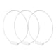 thumbnail image 1 of de metal resistente para bricolaje, corona de flores, anillos de guirnalda, accesorios de decoración para colgar en la pared, manualidades, Argén Sunnimix Anillos de aros de macramé, 1 of 8