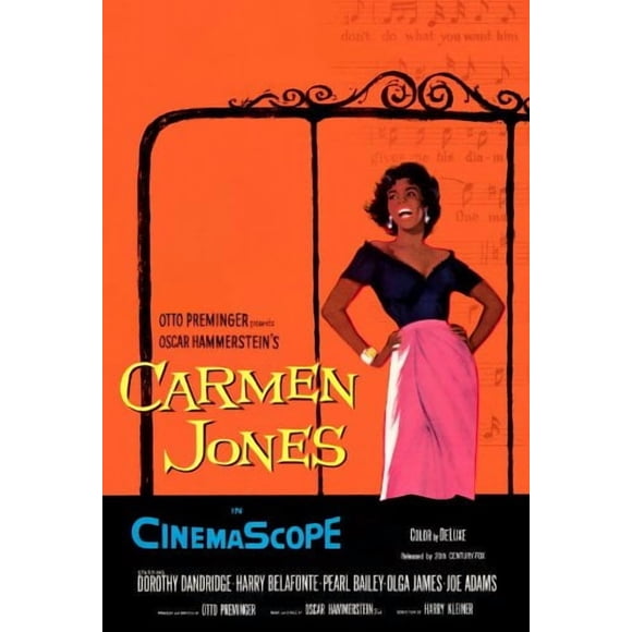 Carmen Jones Affiche de Film 27x40 (1954)