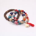 thumbnail image 5 of opvise 3 Pcs Tassel Wooden Beads Resin Combination Bracelet Gift Jewelry Accessories, 5 of 8