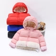 thumbnail image 4 of QUDDERR Baby Kids Girls Boys Winter Fleece Jackets with Hooded Toddler down Cotton Coats Warm Lined Puffer Outerwear for 6 Months - 8 Years, 4 of 9