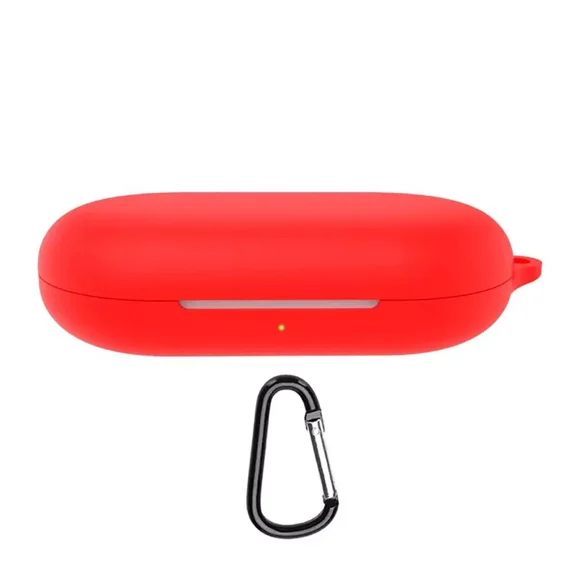 GadgetCom Replacement Case Compatible with Anker Soundcore V20i , Shockproof Silicone Earbuds Pouch Cover With Clip Hook