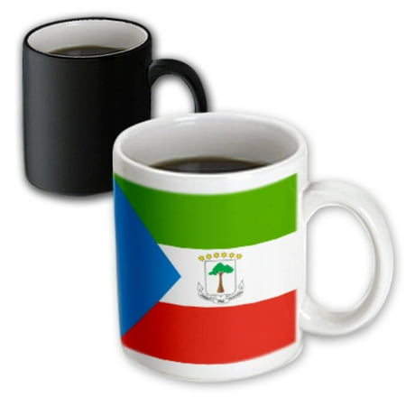 3dRose Flag of Equatorial Guinea - Equatoguinean - Equatorial Guinean - African world country flags Africa, Magic Transforming Mug, 11oz