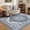 Blue, variant on UERMEI 8x10 Washable Area Rugs for Living Room, Modern Vintage Printed Rug, Vacuum-Friendly, Non Slip Indoor Rug for Bedroom Dining Room Home Decor Carpet, Blue