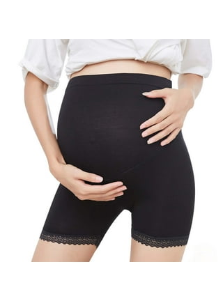 Unique Bargains Pregnancy Belly Band Antepartum Abdominal Nylon Back  Support L Black 