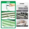 thumbnail image 3 of SnugNiture 4x2x1 ft Galvanized Raised Garden Bed – Outdoor Metal Planter Box for Vegetables, Herbs, and Flowers, Green (Set of 2), 3 of 8