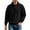 T-Black sweatshirts for adult, variant on Men's Henley Sweatshirt Snap Button Pullover Fleece Mock Neck Long Sleeve Loose Fit Fall Winter Casual Tops for Men