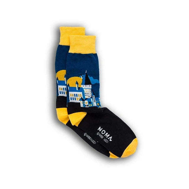 Calceta de Algodón Noma Outfitters Harry Potter Unitalla Hogwarts Multicolor