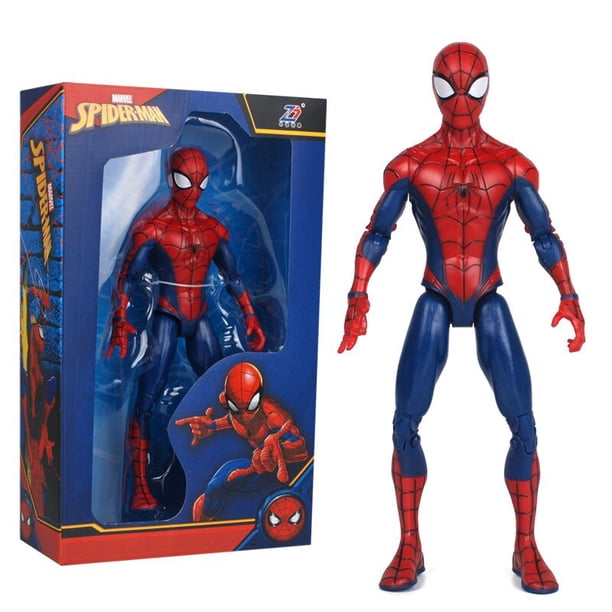 Figuras de acción de Marvel de 7 pulgadas, modelo increíble de Spiderman, vengadores, Hulk, Thor, Spiderman, juguetes para niños, regalos de PVC Fivean unisex