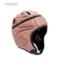 thumbnail image 2 of YOPTOP Soft Shell Football Helmet Scrum Cap 7v7 Rugby Helmet Foam Cotton Protective Soft Padded Headgear Autism Surf Flag Football Helmet Youth Adult,pink, 2 of 6
