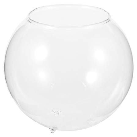 Raindrops Multi-Function Fish Bowl Transparent Glass Modern Minimalist Office 1Pack