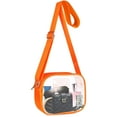 thumbnail image 2 of Bolso transparente impermeable Qarigey para estadio mujer naranja, 2 of 6