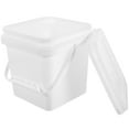 thumbnail image 1 of HINTRMENT Square Plastic Bucket with Lid for Paint and Chemicals 1Pack, 1 of 8