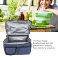 thumbnail image 3 of Bolsa De Almuerzo Aislada, Diseño De Doble Capa, Tela Oxford Engrosada, Portátil, Versátil, A Prueba De Fugas, Bolsa De Almuerzo Con Aislamiento Térmico Para El Trabajo,, 3 of 7