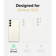 thumbnail image 2 of Ringke Fusion [Anti-Fingerprint] Compatible with Samsung Galaxy S23 5G Case, Protective Sturdy Back Shockproof TPU Bumper Translucent Smudge Proof Cover for Women, Men - Matte Clear, 2 of 9