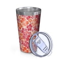 thumbnail image 2 of 16oz Tumblers Pioneer Flower Floral Print Pattern Stainless Steel Vacuum Insulated Double Wall Travel Tumbler Cups Mug with Lid and Straw,Cleaning Brush for Coffee,Tea, 2 of 4