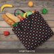 thumbnail image 5 of Easygdp Red and white polka dots Bolsa Tote para Mujer, Bolso de Hombro para Trabajo, Playa, Viajes, Compras y Supermercado, 5 of 7