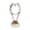 White, variant on Halloween Skeleton Heart Hand Figurine, Gothic Heart Finger Gesture Skull Hands Resin Sculpture for Fireplace Mantel Home Bookshelf Party Decor