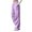 Purple, variant on BAVIRRA Women's Drawstring Elastic Waist Cargo Wide Leg Sweatpants, Knit Flared Casual Pants with Large Cargo Pockets, Loose Streetwear Lounge Bottoms