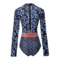 thumbnail image 4 of Traje de baño sexy de una pieza con estampado de manga larga Traje de surf de buceo para mujer Fridja  nalpqowj55545, 4 of 4