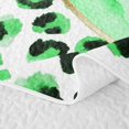 thumbnail image 5 of Erosebridal Leopard Bow Print Quilt King for Girls, Cheetah Animal Spots Girly King Coverlet Set, 3 Pieces 1 Bedspread and 2 Pillowcases, 5 of 7