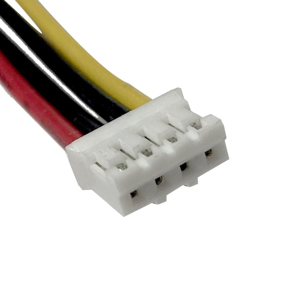 HRTGFD-PH 2.0mm 4-Pin Compact to 15-Pin HDD SATA Power Cable Adapter 18AWG Cord for Industrial All-in-One HD PC