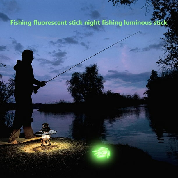 JUST BUY IT 5 Pcs/set Light Night Float Rod Lights Dark Glow Stick Fishing  Light Stick 