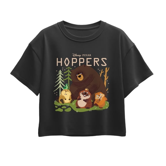 Hoppers - Animal Group - Youth Girls Boxy T-Shirt