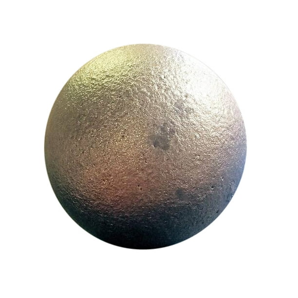 2 pc 2 1/2" Cast Iron Balls Solid for Metal Crafts Fences Welding