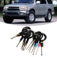 thumbnail image 1 of Terminal Removal Tool Kit, Aluminum Alloy Electrical Wiring Crimp Connector Pin 11 Pcs  For Vehicle Harness, 1 of 8