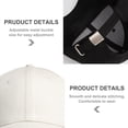 thumbnail image 3 of Gorra de béisbol con circunferencia de cabeza grande ajustable de 57 a 61 cm, gorra rígida para hombre y mujer, gorra de verano de color sólido para cubrir la cara, 3 of 5