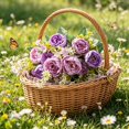 thumbnail image 5 of Purple Artificial Peony Bouquet Lifelike No Fade Flowers for Wedding Table Centerpiece Decor, by Bradem, 5 of 8
