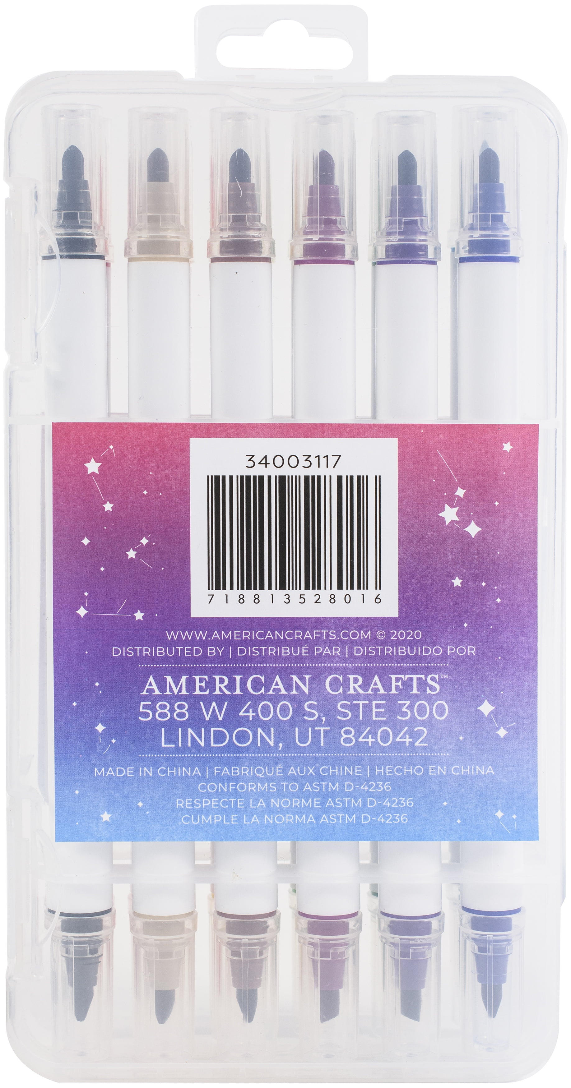 Bold and Beautiful Dual Tip Markers 12 Count - American Crafts
