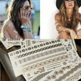 thumbnail image 5 of 8 Sheets Tattoo Stickers Waterproof Body Art Sticker Temporary Body Tattoo, 5 of 5