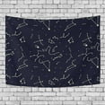 thumbnail image 3 of MYPOP Space Galaxy Nebula Universe 12 Constellations Tapestry Wall Decor Living Room Dorm Tapestries DIY 90 x 60 inches, 3 of 4
