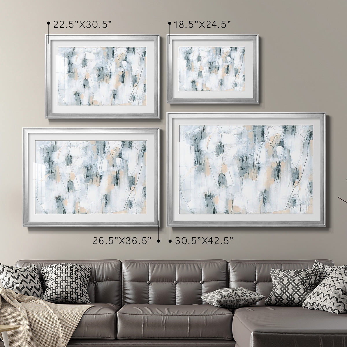 Stone Hatchmarks II Premium Framed Print - Ready to Hang
