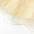 thumbnail image 3 of Uhnice Sequin Sleeveless Tulle Mesh Flower Girl Party Dress (Beige, 6 Years/140), 3 of 7