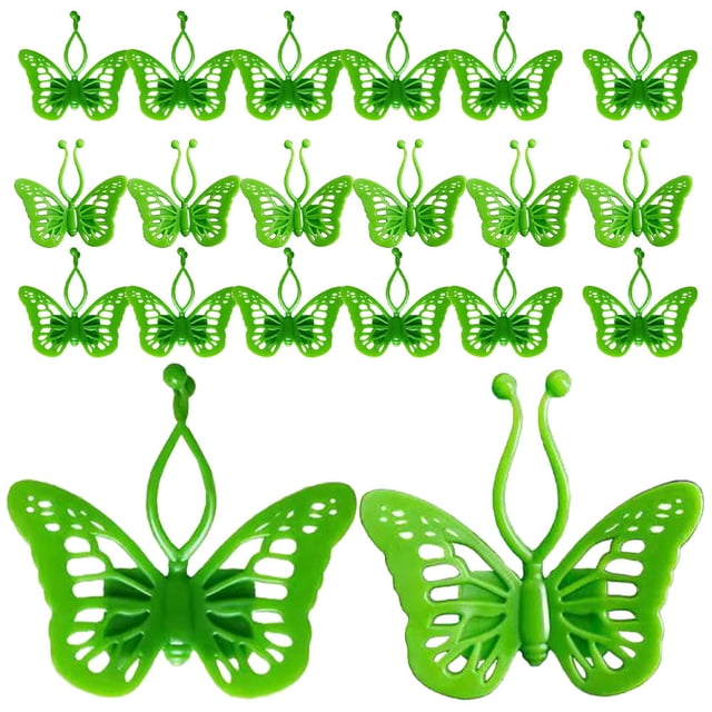 TABLZONE 20Ud Clips Para Plantas Trepadoras En Pared Verde Soporte Firme Y Duradero Para Hogar