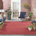 thumbnail image 4 of Nourison Essentials Indoor/Outdoor Brick Red 10' x 14' Area Rug, (10x14), 4 of 11