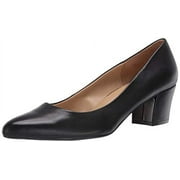 Naturalizer Women's Carmen Pumps, Black Leather,9 W US