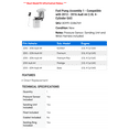 thumbnail image 2 of Fuel Pump Assembly 1 - Compatible with 2013 - 2016 Audi A4 2.0L 4-Cylinder GAS 2014 2015, 2 of 2