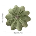 thumbnail image 3 of Flower Throw Pillow, Lint Blossoms Shape Cushion, Decorative Soft Accents Pillow for Sofa, Couch, Bed, Living Room, Cute Floral Designs, Stylish Home Décor, Spring Decor, Colorful Throw Pillows, 3 of 6