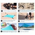 thumbnail image 4 of Carpa de playa Bestset, 3 x 3 m, UPF50+, resistente al viento, 4 postes, 4 of 8