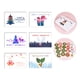 thumbnail image 1 of Sobres y tarjetas navideñas con diseño de estrellas - Juego completo de 24 tarjetas, sobres y adhesivos para regalos festivos (colores vibrantes, papel de alta calidad), 1 of 7